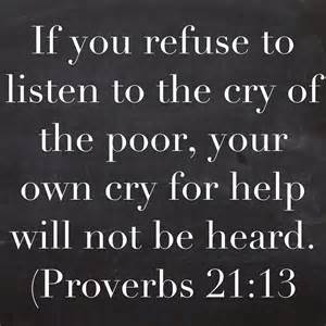 biblical quote help poor